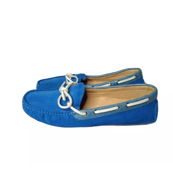 Cole Haan  Driver Loafers Men\'s Size 8 D Shoes Blue Suede Retail $150 main image 5